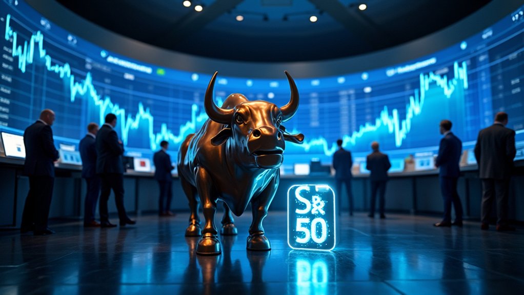 coinbase breaks into s p