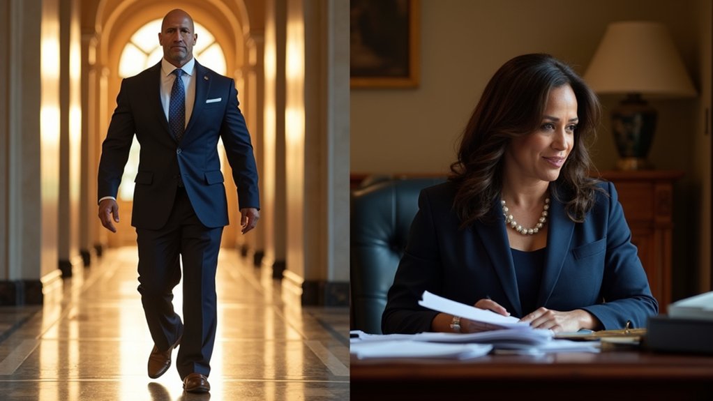 dwayne johnson s political rise